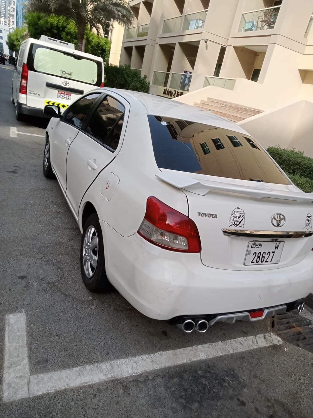 Toyota Yaris 2008 only 7000 aed