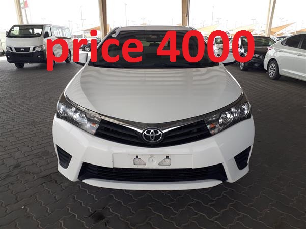 Toyota Corolla 2014 price 6000 aed only