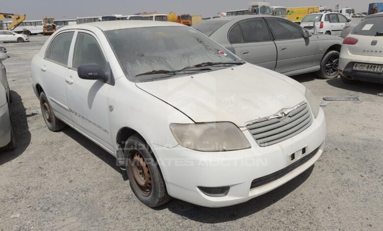 Auction cars in the Emirates priced at 5000 dirhams
